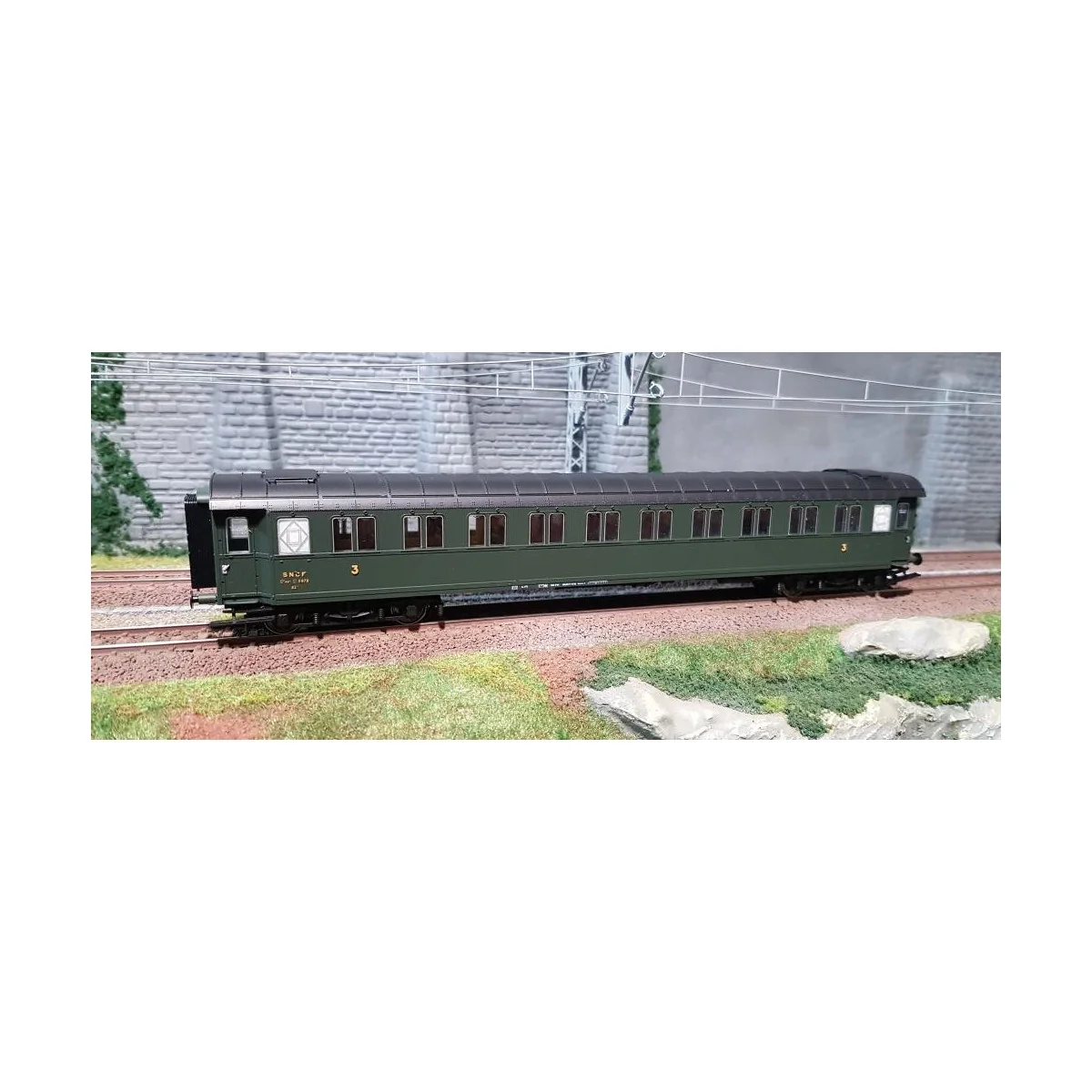 Ree Modeles VB 50271 Passenger car, C10 3rd class, 11979, ex-FS - R... Ree Modeles VB 50271 Passenger car, C10 3rd class, 11979, ex-FS - R...