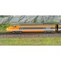 AZAR_T01-OR1A-Azar T01-OR1A TGV Paris South-East (PSE) set, world record, SNCF, orange, Z scale