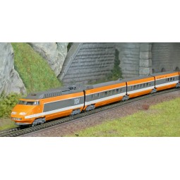 Azar T01-OR1A Coffret TGV Paris Sud-Est (PSE), record du monde, SNCF, orange, échelle Z AZAR Models AZAR_T01-OR1A - 1