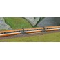 AZAR_T01-OR2-Azar T01-OR2 Set of 3 additional TGV Paris Sud-Est (PSE) cars, world record, SNCF, orange, Z scale
