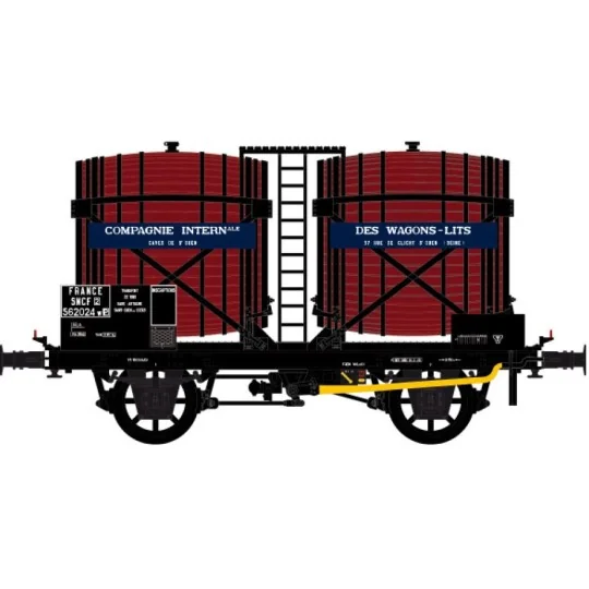 Lsm_30561-LS Models 30561 OCEM Bi-foudres tank wagon, without guard's cabin, brown, CIWL, SNCF