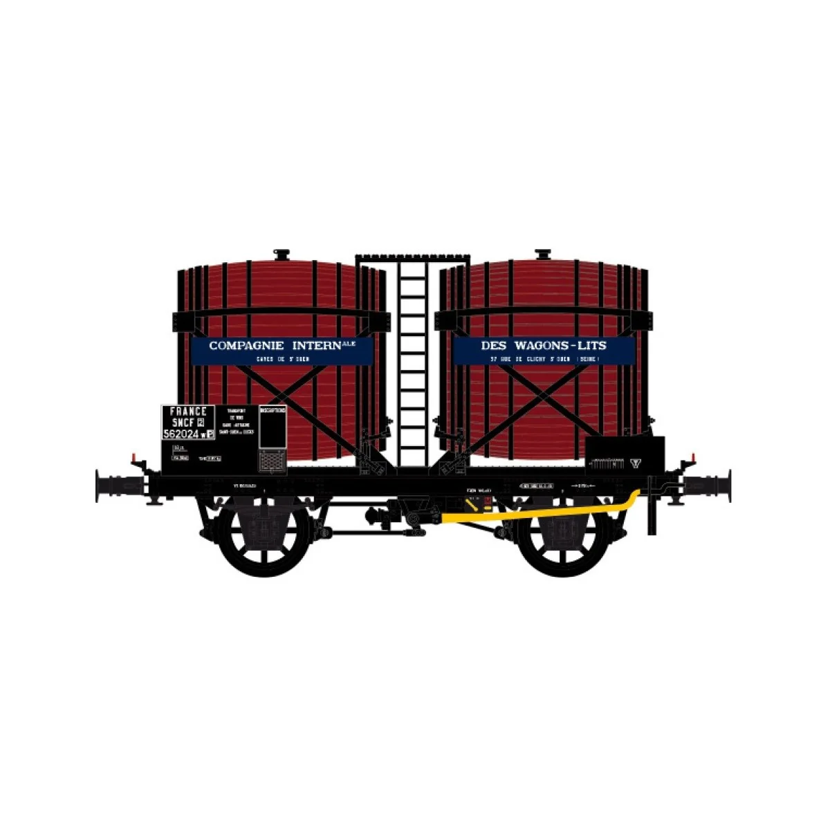 LS Models 30561 OCEM Bi-foudres tank wagon, without guard's cabin, ...