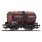 Lsm_30561-LS Models 30561 OCEM Bi-foudres tank wagon, without guard's cabin, brown, CIWL, SNCF