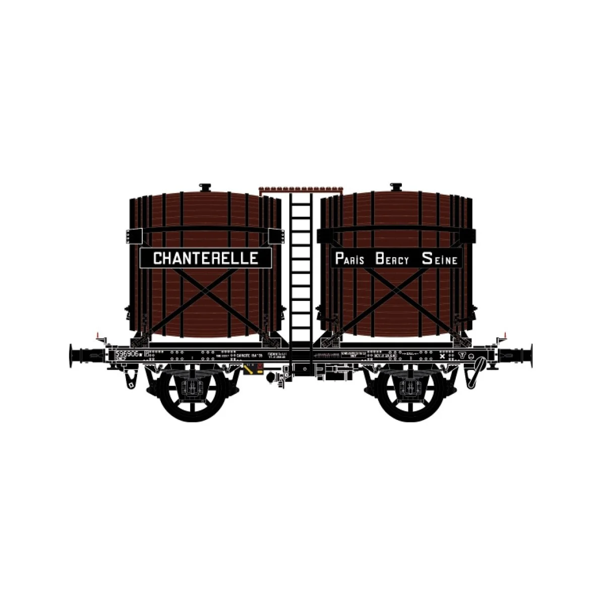 LS Models 30562 OCEM Bi-foudres tank wagon, without guard's cabin, ...