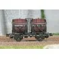 Lsm_30562-LS Models 30562 OCEM Bi-foudres tank wagon, without guard's cabin, brown, CHANTERELLE, SNCF