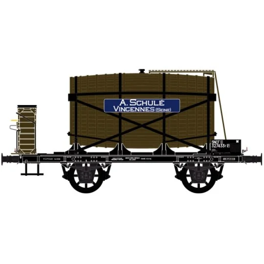 Ls Models 30564 OCEM Monovoltaic Tank Wagon, with guard's cabin, br... Lsm_30564-Ls Models 30564 OCEM Monovoltaic Tank Wagon, with guard's cabin, brown, A. SCHULE VINCENNES (Seine), SNCF