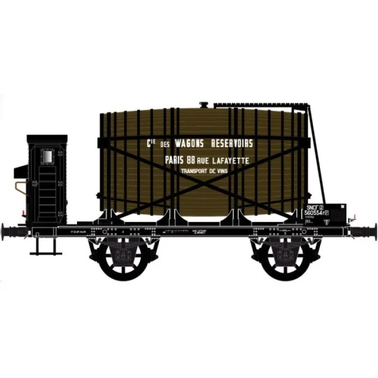 LS Models 30565 OCEM Monovoltaic Tank Wagon, with guard's cabin, br... Lsm_30565-LS Models 30565 OCEM Monovoltaic Tank Wagon, with guard's cabin, brown, Compagnie des Wagons Réservoirs, SNCF