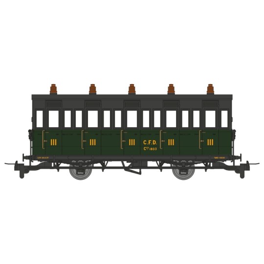 VM-041-Ree Modeles VM041 Wagon "CAGE A POULE", CFD, N°1803, HOm