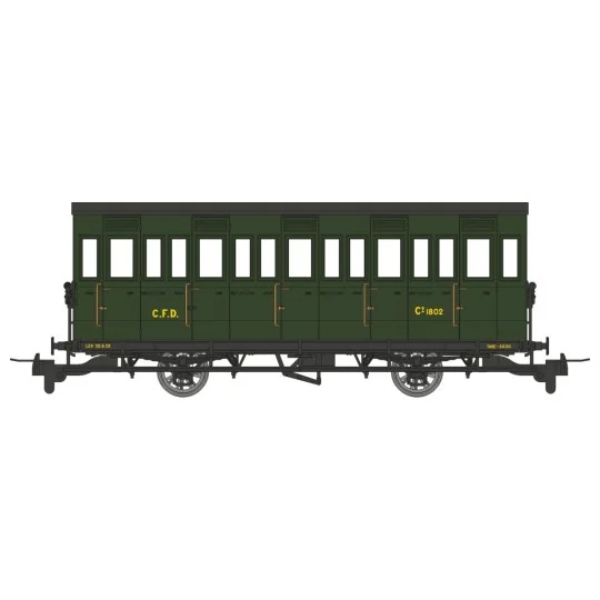 VM-044-Ree Modeles VM044 Wagon "CAGE A POULE", CFD, N°CY 1802, HOm