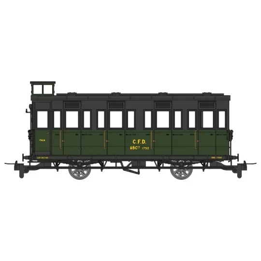 VM-045-Ree Modeles VM045 Wagon "CAGE A POULE", CFD, N°ABCFY 1752, HOm