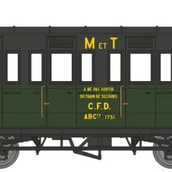 Ree Modeles VM046 Wagon "CAGE A POULE", CFD, N°ABCFY 1751 METT, HOm Ree Modeles VM-046 - 1