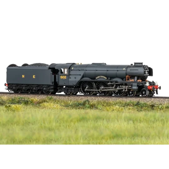 Trix_22885-Trix 22885 Locomotive à vapeur classe A3, Flying Scotsman, Wartime Black, digitale sonore