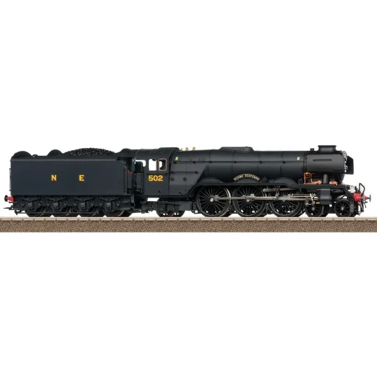 Trix_22885-Trix 22885 Locomotive à vapeur classe A3, Flying Scotsman, Wartime Black, digitale sonore