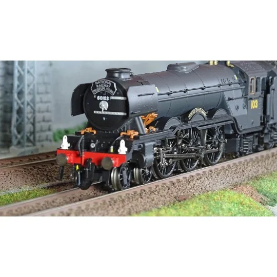 Trix_22885-Trix 22885 Locomotive à vapeur classe A3, Flying Scotsman, Wartime Black, digitale sonore