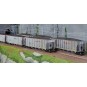 Trix_24911-Trix 24911 Set of 6 coal wagons, "Hopper Cars", BNSF