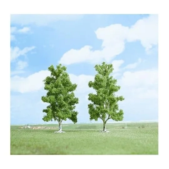 Busch_6946-Busch 6946 Arbres Bouleaux 115mm x2