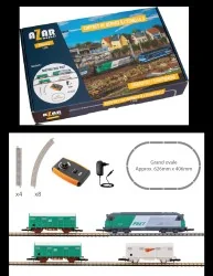Azar AZP2 Freight Train Starter Set, SNCF BB 67400 Freight Locomoti...