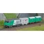 Azar AZP2 Freight Train Starter Set, SNCF BB 67400 Freight Locomoti... AZAR_AZP2-Azar AZP2 Freight Train Starter Set, SNCF BB 67400 Freight Locomotive, Z Scale