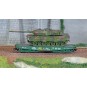 Marklin_48871-Marklin 48871 Rlmmps flat wagon for heavy load transport, DB, with Leopard 2A6 tank