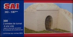 Sai 300 Maquette, deux entrées de tunnel simple voie Sai Sai_300 - 1