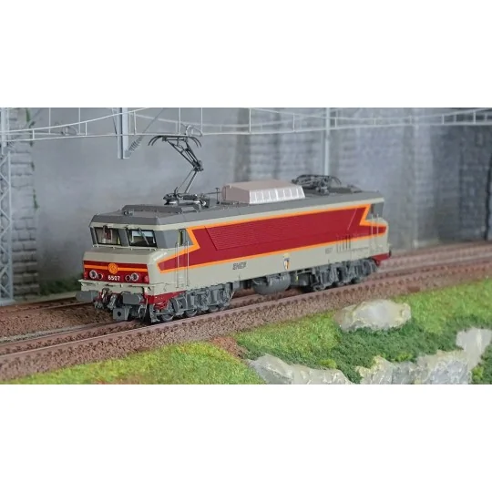 Lsm_10312-LS Models 10312 CC 6507 SNCF electric locomotive, Arzens, Nouille logo, Venissieux