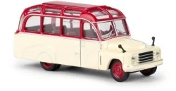 Sai 58180 Hanomag L28 Lohner-Bus coach, red / cream - Sai - Sai_58180