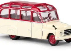 Sai 58180 Hanomag L28 Lohner-Bus coach, red / cream - Sai - Sai_58180