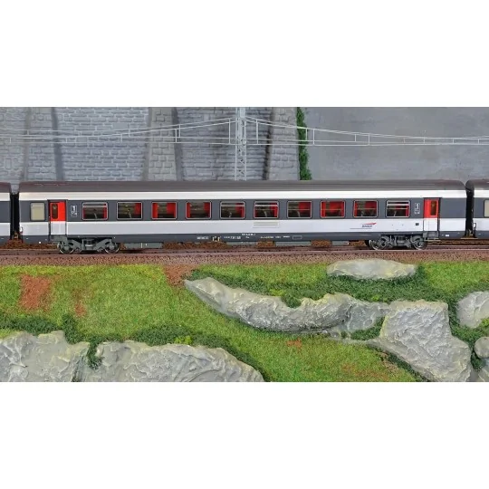Lsm_41215-LS Models 41215 Set of 3 VTU coaches, B5rtux / A10rtu / B11rtu, Corail+ livery, SNCF, Casquette logo, illuminated