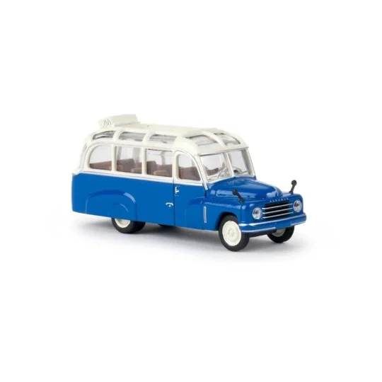Sai 58181 Hanomag L28 Lohner-Bus coach, white / blue - Sai - Sai_58181 Sai_58181-Sai 58181 Hanomag L28 Lohner-Bus coach, white / blue - Sai_58181