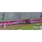 Lsm_40992-LS Models 40992 Set of 3 VTU B10/B11/B11 coaches, Ouigo, light grey roof, illuminated