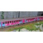 Lsm_40992-LS Models 40992 Set of 3 VTU B10/B11/B11 coaches, Ouigo, light grey roof, illuminated