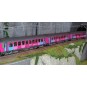 Lsm_40993-LS Models 40993 Set of 3 VTU B10/B11/B11 coaches, Ouigo, dark grey roof, illuminated