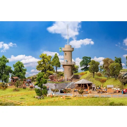 Faller_190036-Faller 190036 Model Kit, Promotional Set Adventure Playground