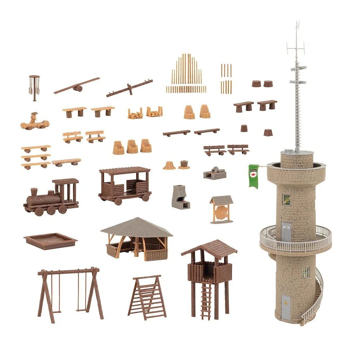 Faller 190036 Maquette, Coffret promotionnel Terrain de jeu d'aventure Faller Faller_190036 - 5