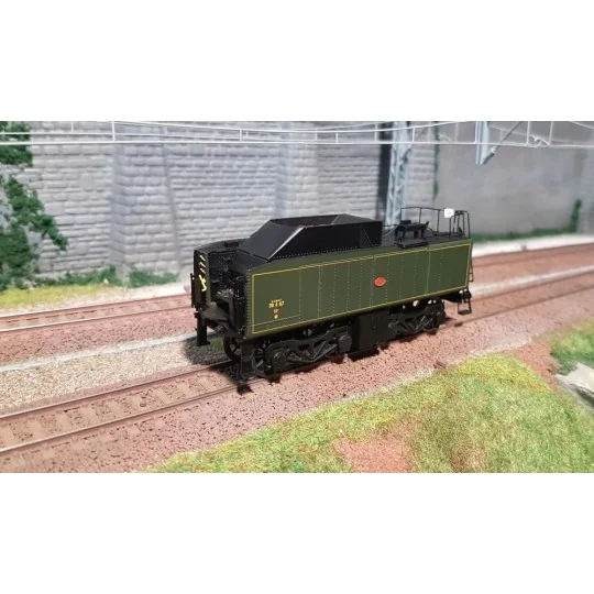 MB-049-Ree Modeles MB 049 Tender Type NORD 38 A 67 SNCF, SNCF Green 306 yellow stripes (for decoration)