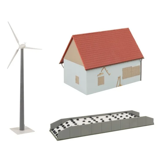 Faller_190037-Faller 190037 Model Kit, Sustainable Agriculture Promotional Set