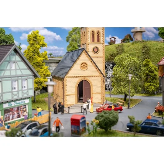 Faller_190038-Faller 190038 Maquette, Coffret promotionnel Vie de village
