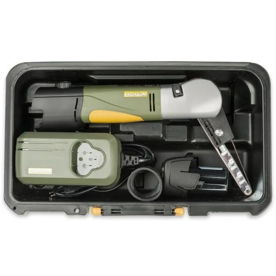 PRX-29810-BS/A - Ponceuse à bande sans fil + Chargeur + Batterie Proxxon