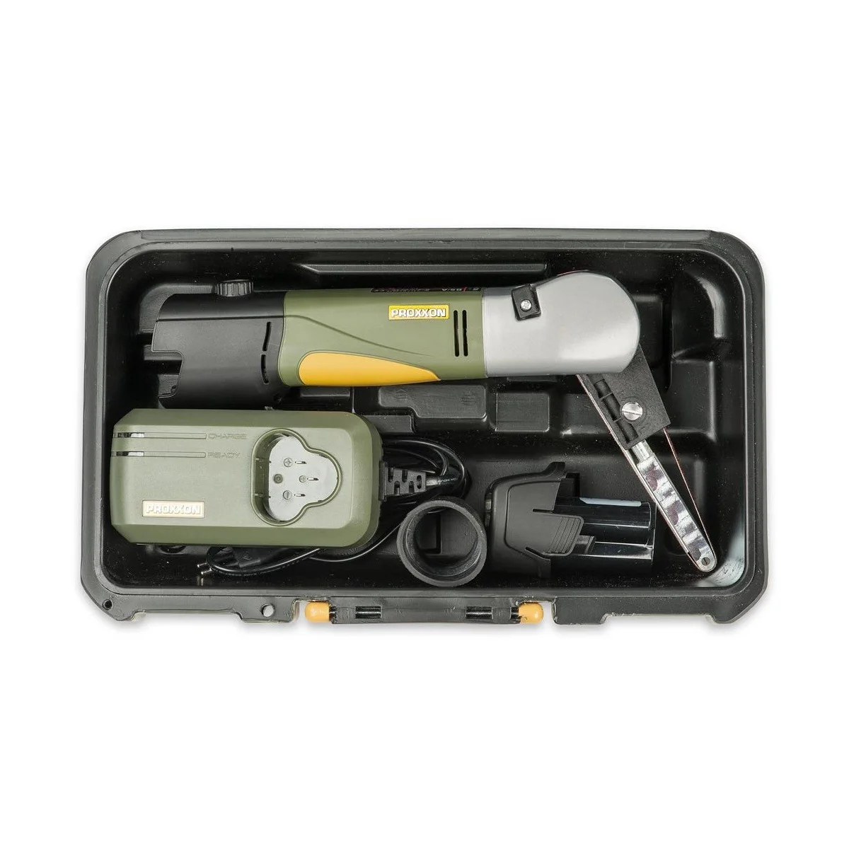 BS/A - Proxxon Cordless Belt Sander + Charger + Battery