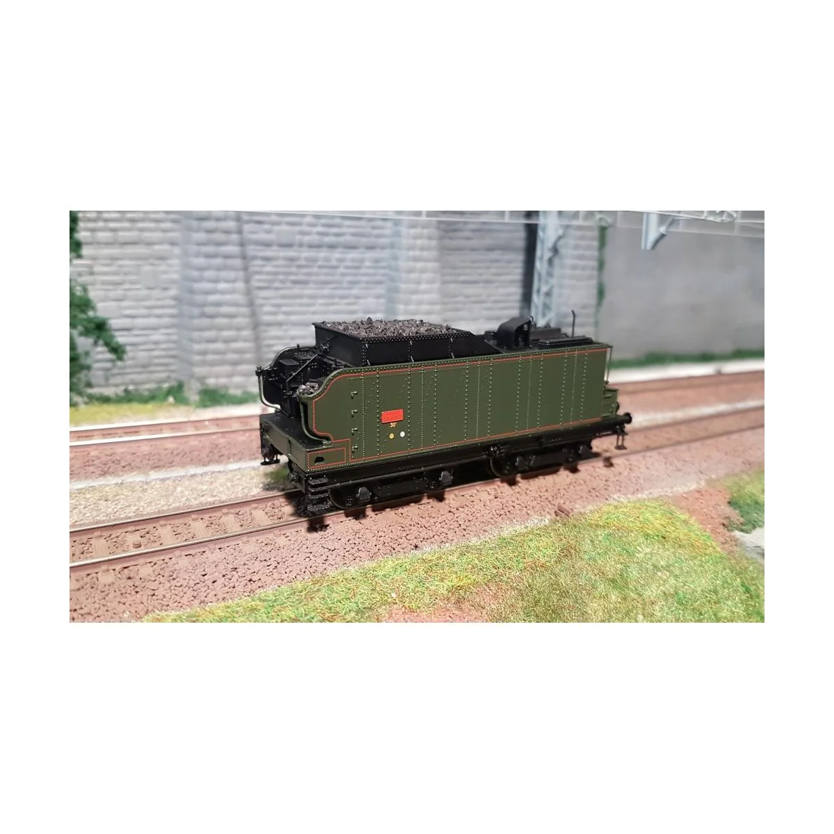 Ree Modeles MB 094 Tender Type PLM 30 A 150 SNCF, SNCF Green 306 wi... Ree Modeles MB 094 Tender Type PLM 30 A 150 SNCF, SNCF Green 306 wi...