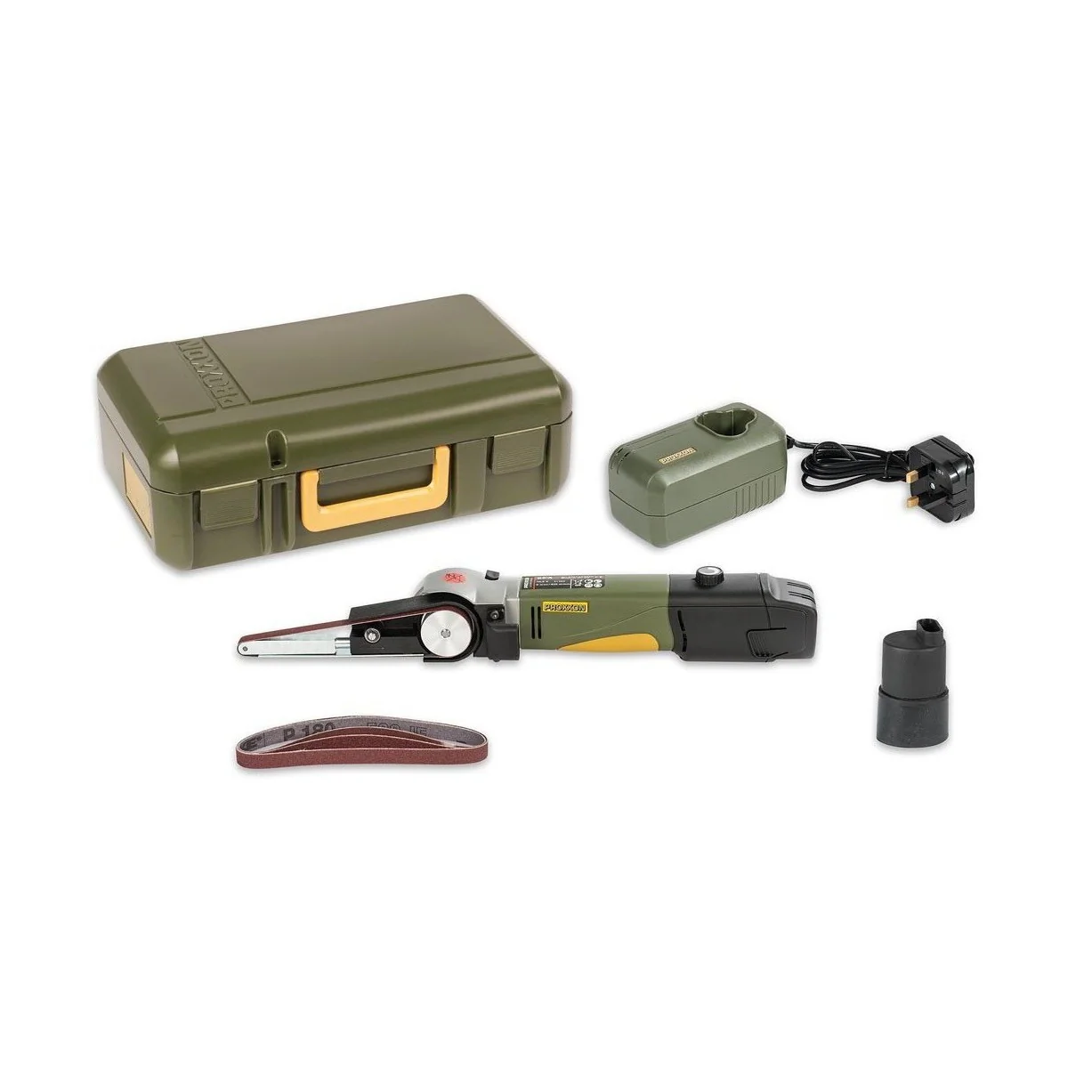 BS/A - Proxxon Cordless Belt Sander + Charger + Battery