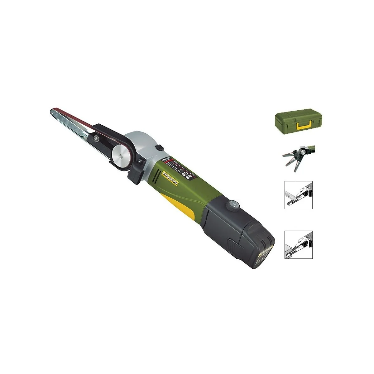 BS/A - Proxxon Cordless Belt Sander + Charger + Battery