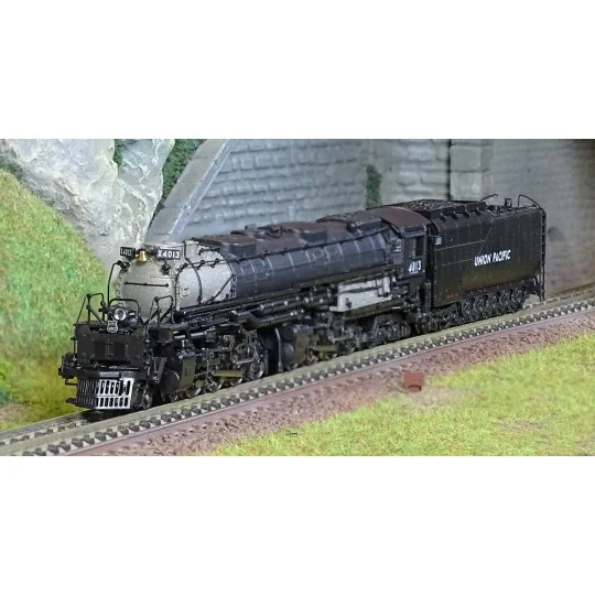 Trix_16990-MiniTrix 16990 Locomotive à vapeur Big Boy série 4000, Union Pacific Railroad, échelle N
