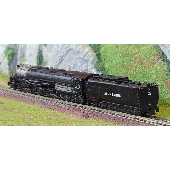 Trix_16990-MiniTrix 16990 Locomotive à vapeur Big Boy série 4000, Union Pacific Railroad, échelle N
