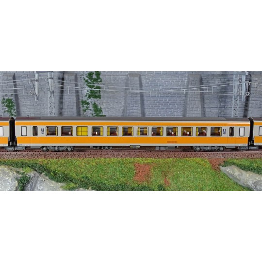 EPM_E.22.15.04-EPM E.22.15.04 Coffret rame complète RTG N°37, gris Béton 804 et Chamois 432, blason Tours, Caen