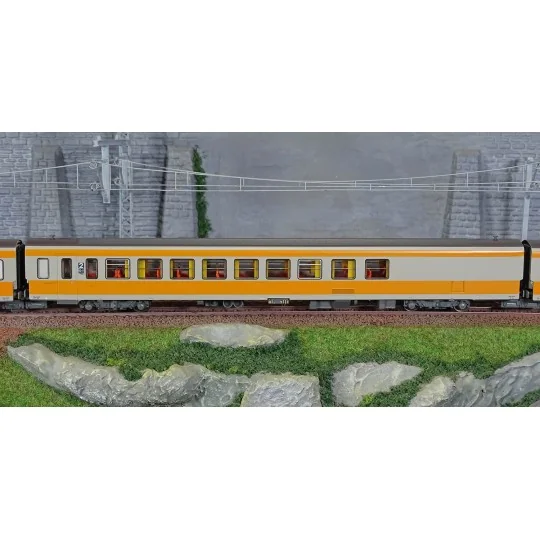 EPM_E.22.15.04-EPM E.22.15.04 Coffret rame complète RTG N°37, gris Béton 804 et Chamois 432, blason Tours, Caen