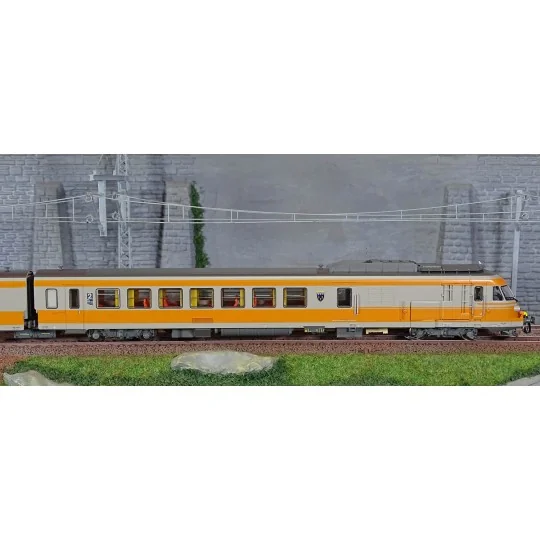 EPM_E.22.15.04-EPM E.22.15.04 Complete RTG train set No. 37, Concrete Grey 804 and Chamois 432, Tours and Caen coat of arms