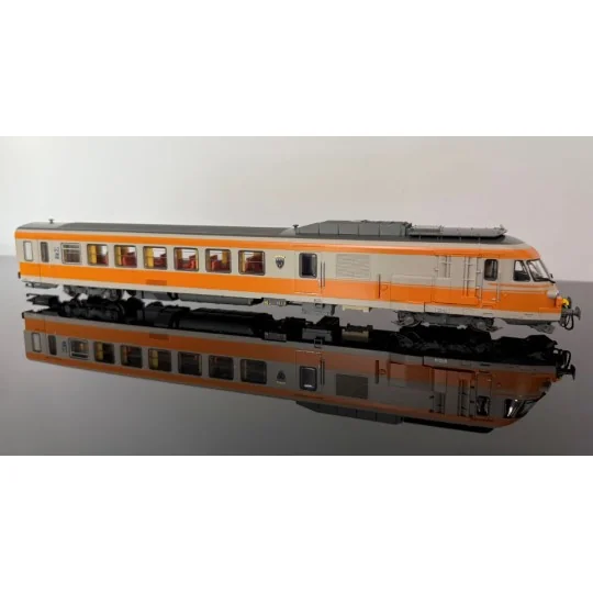 EPM_E.22.15.04S-EPM E.22.15.04S Complete RTG train set No. 37, Concrete Grey 804 and Chamois 432, Tours and Caen coat of arms, sound