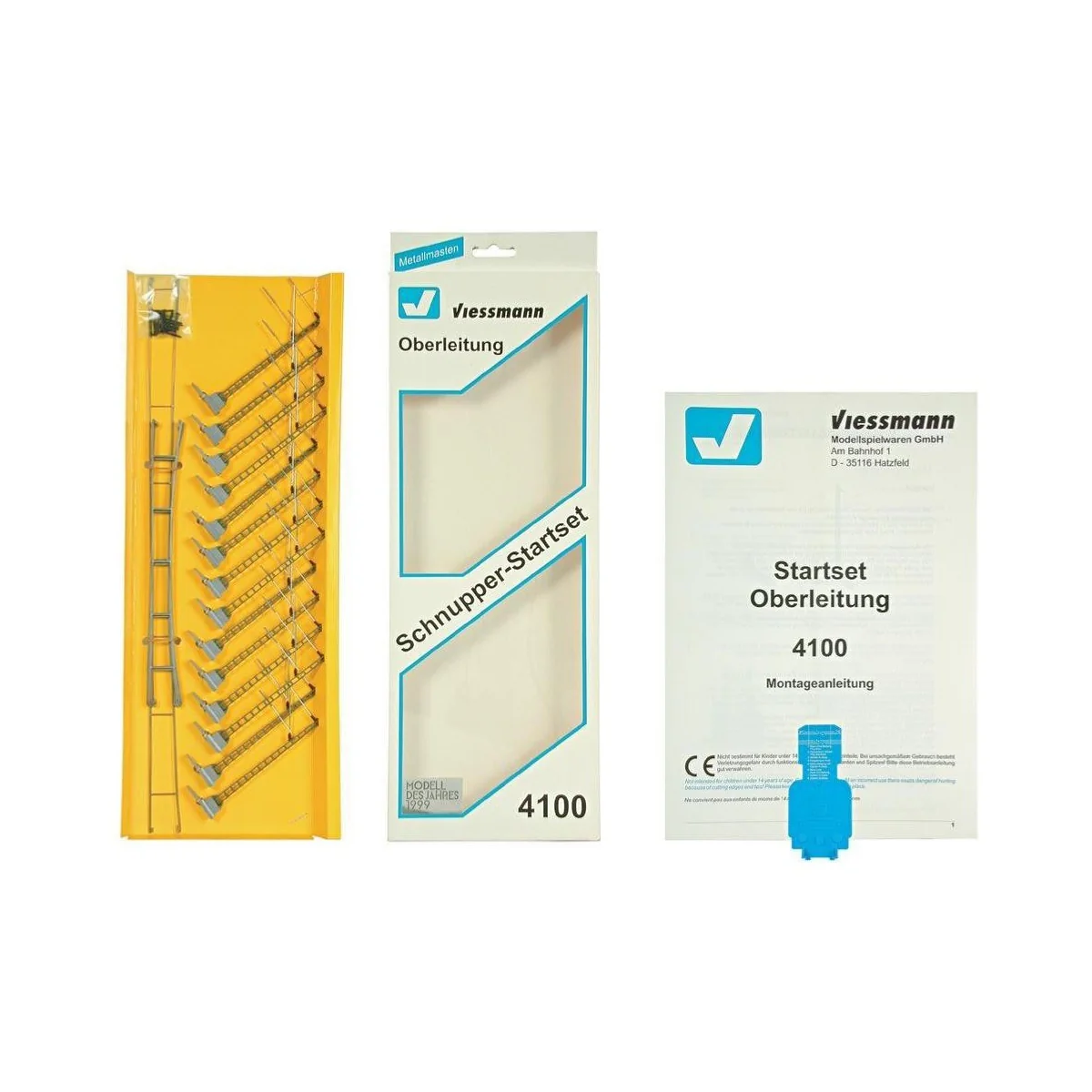 Viessmann 4100 Complete catenary starter set - Viessmann - Vie_4100 Viessmann 4100 Complete catenary starter set - Viessmann - Vie_4100