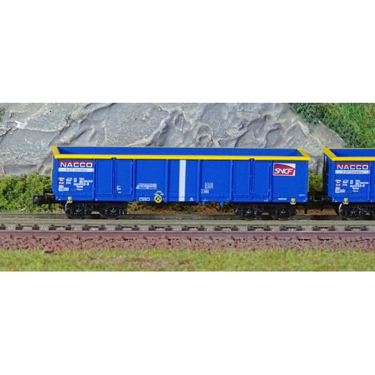 HN6602-Arnold HN6602 Set of 3 Eamnos gondola wagons, SNCF, Nacco, N scale
